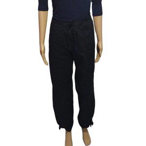 Reebok Black Drawstring Cotton Pants Medium NWT